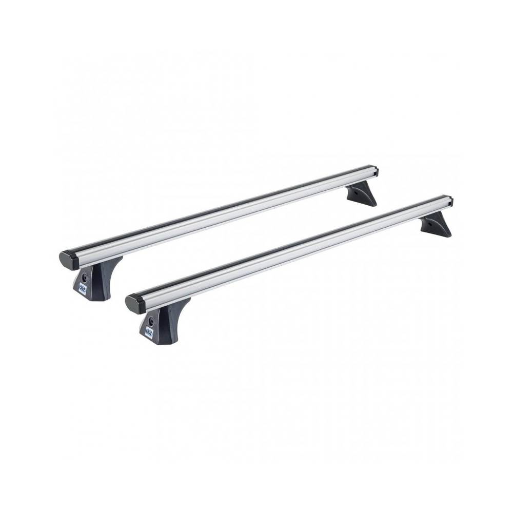cruz-alu-cargo-t-silver CRUZ Alu Cargo T128 kattotelineet Nissan PATHFINDER III (R51) 2005-2012 - Image 1